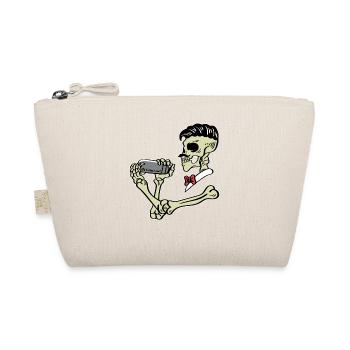 Skeleton Bartender Alcoholic Poison - Organic Pouch - nature - Front