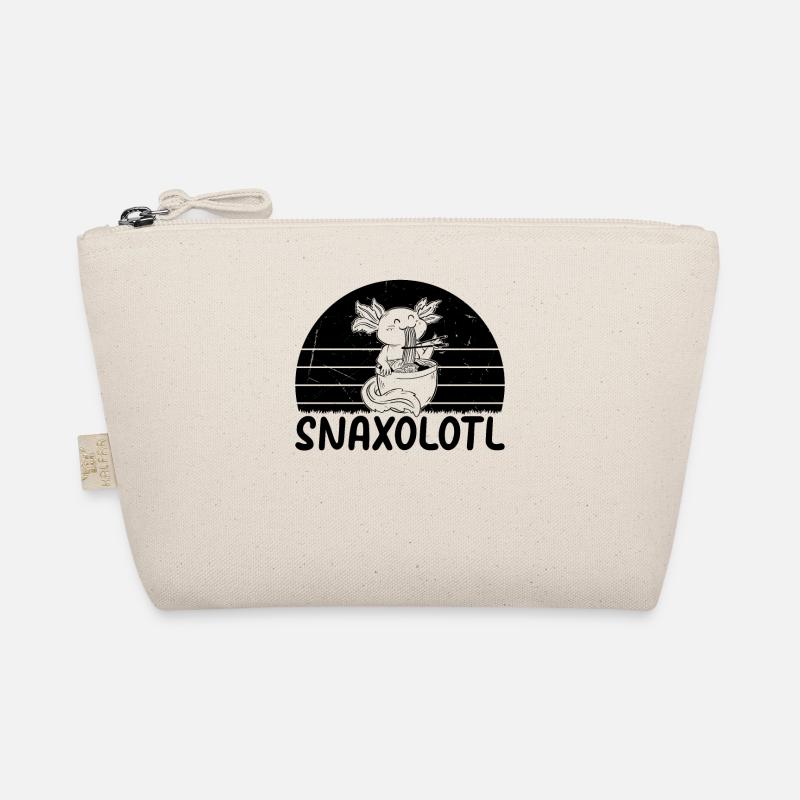 Axolotl Snaxolotl Axolotl Funny Axolotl - Bio-Täschchen - Natur