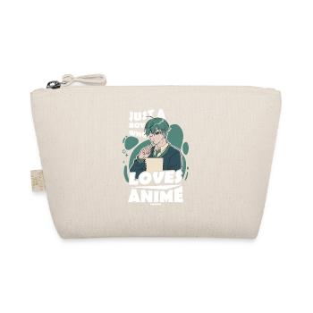 I Love Anime Japan Manga Cosplay Nerd Gift - Organic Pouch - nature - Front
