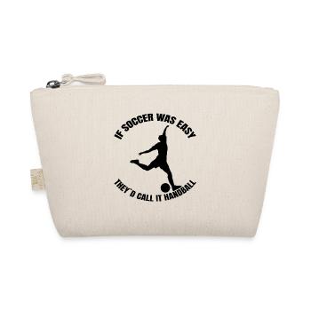 Fußballspieler Fußball Fußballtrainer Fußballer - Bio-Täschchen - Natur - Vorne
