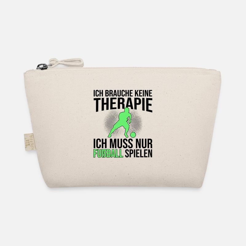 Fußball Therapie Spruch Bio-Täschchen