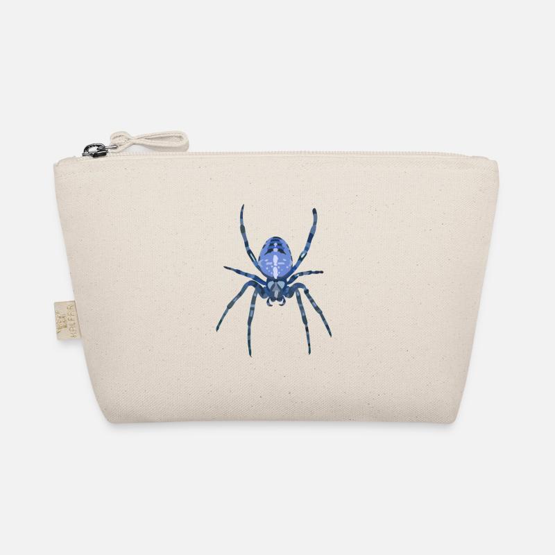Blue Spider Cross Spider Organic Pouch