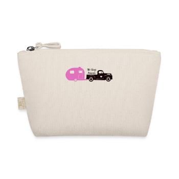 Camping Camper Nature funny saying - Organic Pouch - nature - Front