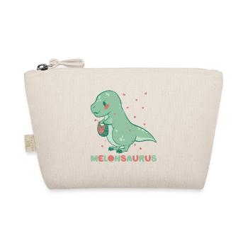 Watermelonsaurus Vegetarischer T Rex - Bio-Täschchen - Natur - Vorne