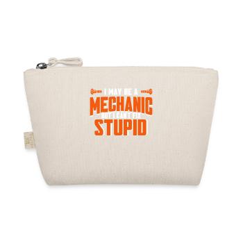 Mechanic Garage Gift for Mechanics - Organic Pouch - nature - Front