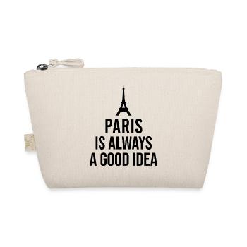 Paris Is Always A Good Idea - Organic Pouch - nature - Front