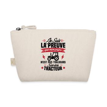Preuve que mon papa tracteur, Papa agriculteur - Trousse biologique - nature - Devant