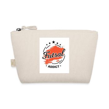 Futsal Addict Graphic Indoor Soccer Player Footbal - Bio-Täschchen - Natur - Vorne