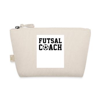 Futsal Coach Graphic Indoor Soccer Player Football - Bio-Täschchen - Natur - Vorne