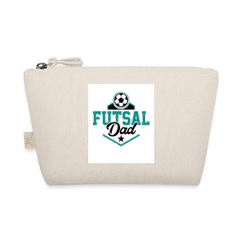 Futsal Dad Graphic Indoor Soccer Player Football P - Bio-Täschchen - Natur - Vorne