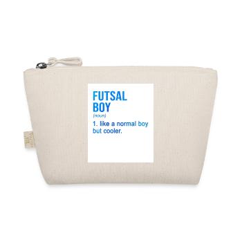 Futsal Boy Like A Normal Boy But Cooler Indoor Soc - Bio-Täschchen - Natur - Vorne