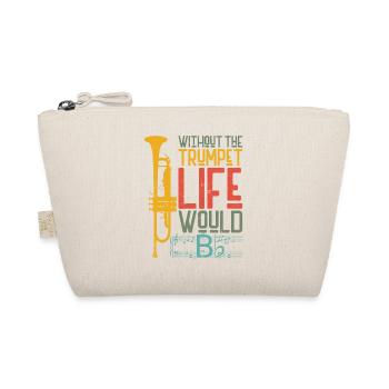 Trumpet Player B Flat Vintage - Organic Pouch - nature - Front