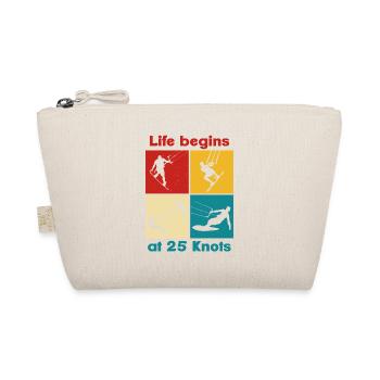 La vie commence à 25 nœuds, Lifestyle Vintage Design - Trousse biologique - nature - Devant