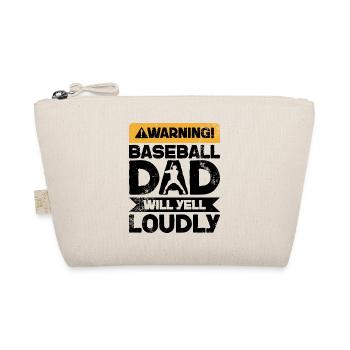 Warning Will Scream - Baseball Father - Organic Pouch - nature - Front