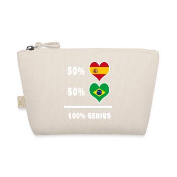 Brasilien und Spanien Genie / Geschenk - Bio-Täschchen - Natur - Vorne