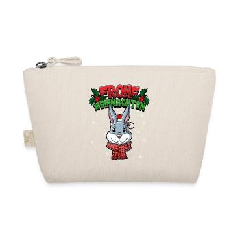 Frohe Weihnachten - Bio-Täschchen - Natur - Vorne
