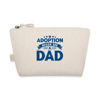 Adoption Adoptive Parents Foster Parents Gift - Organic Pouch - nature - Front