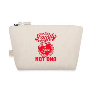 Adoption Foster Parents Adoptive Parents Gift - Organic Pouch - nature - Front