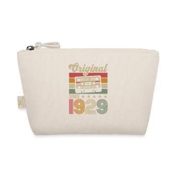Vintage Geburtstag Original Geschenkidee 1929 - Bio-Täschchen - Natur - Vorne
