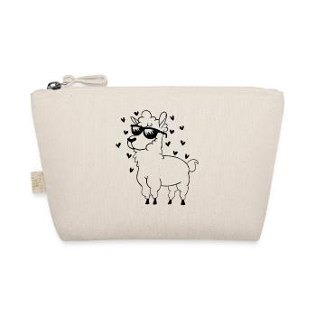 Llama Alpaca Hearts - Animal Llama Farmer Alpaca - Trousse biologique - nature - Devant