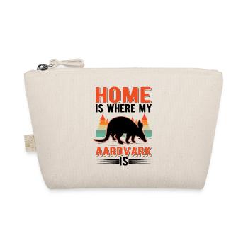 La maison est l’endroit où mon Aardvark est Erdferkel - Trousse biologique - nature - Devant