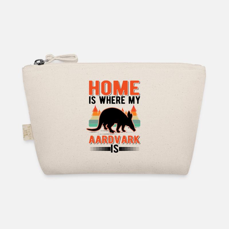 La maison est l’endroit où mon Aardvark est Erdferkel Trousse biologique