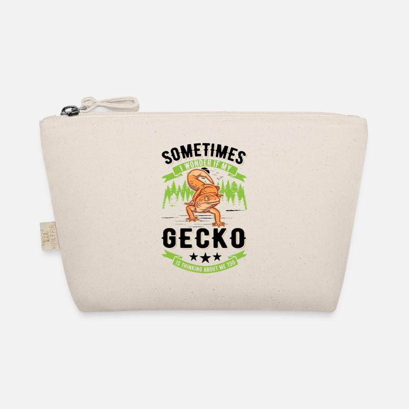 Gecko Geschenk Leopardgecko Bio-Täschchen