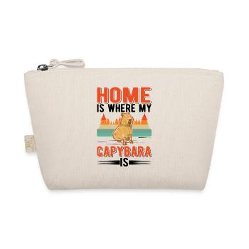 Home is where my Capybara is - Bio-Täschchen - Natur - Vorne