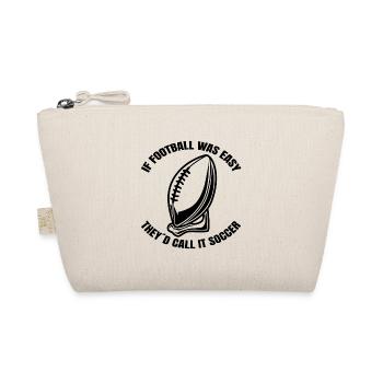 Footballer Spruch Football Footballtrainer Verein - Bio-Täschchen - Natur - Vorne