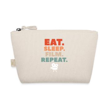 Eat Sleep Film Repeat Réalisateur Cinéaste Filmmakin - Trousse biologique - nature - Devant