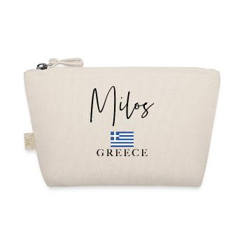 Vacances avec drapeau grec - Île de Milos - Trousse biologique - nature - Devant