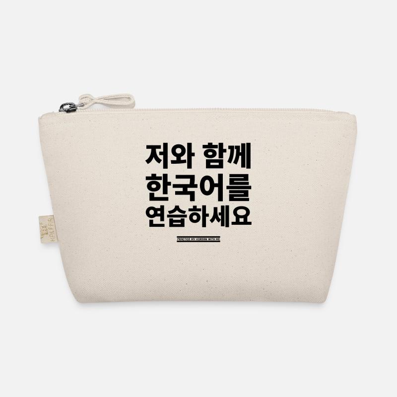 Koreanisch - Bio-Täschchen - Natur