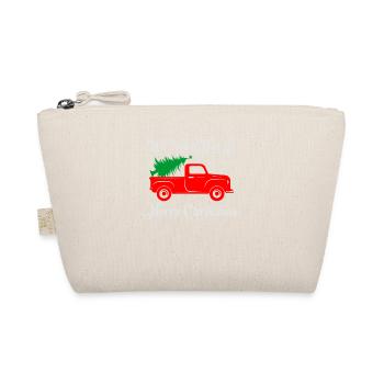 We wish you a Merry Christmas season - Organic Pouch - nature - Front