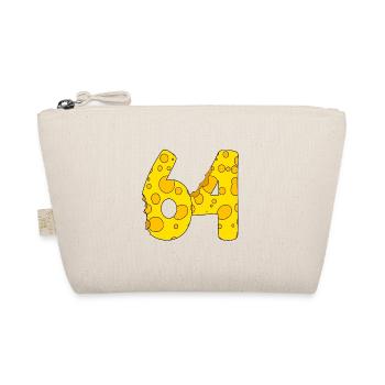 64 Jahre alt - 64. Geburtstag Geschenk - 1964 - Bio-Täschchen - Natur - Vorne