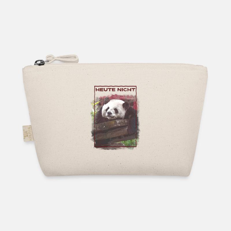 Schlafender Nicht Heute Panda Pyjama Bio-Täschchen