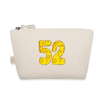 52 Jahre alt - 52. Geburtstag Geschenk - 1952 - Bio-Täschchen - Natur - Vorne