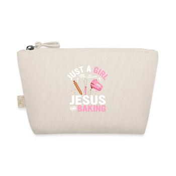 Juste une fille qui aime Jésus et qui fait cuire un gâteau - Trousse biologique - nature - Devant