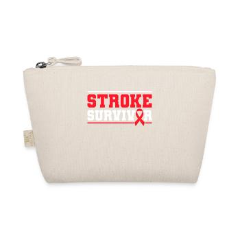 Stroke Survivor Stroke Awareness Ribbon - Bio-Täschchen - Natur - Vorne