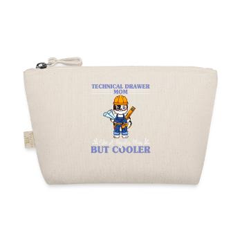 Technical Drawer Mom Like A Regualr Mom But Cooler - Bio-Täschchen - Natur - Vorne