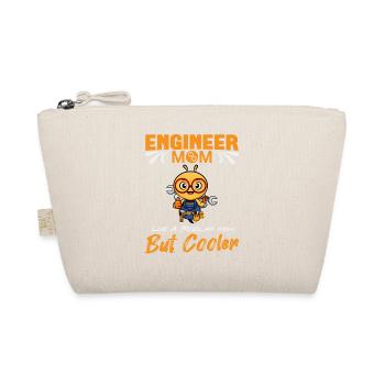 Engineer Mom Like A Regualr Mom But Cooler - Organic Pouch - nature - Front