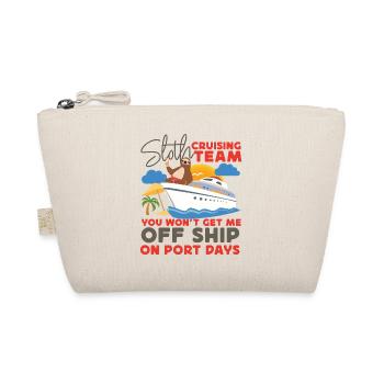 Cruise Ship Vacation Sloth Sloth - Bio-Täschchen - Natur - Vorne
