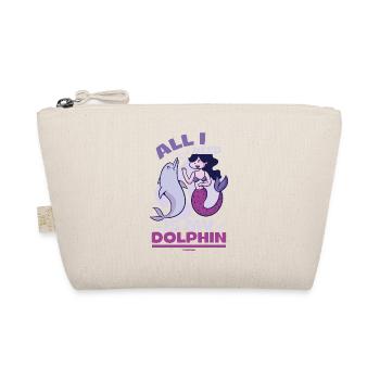 Delfin - Bio-Täschchen - Natur - Vorne