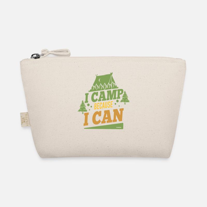 I camp because I can camping Organic Pouch