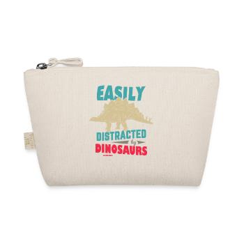 Easily Distracted By Dinosaurs - Organic Pouch - nature - Front