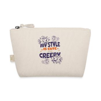 sweet and scary Halloween - Organic Pouch - nature - Front