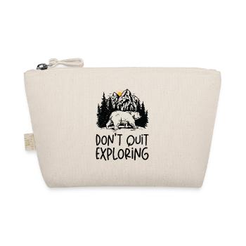 Exploration Adventurer Travel Hiking Nature Wander - Organic Pouch - nature - Front