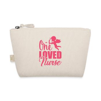 KRANKENSCHWESTER One Loved Nurse - Bio-Täschchen - Natur - Vorne