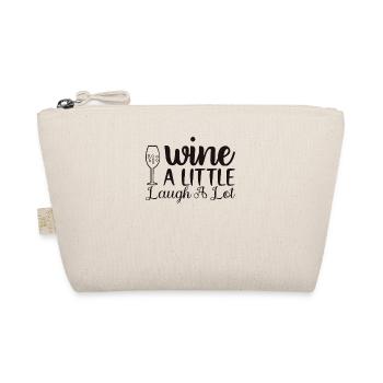 Wine a little laughs a lot - Organic Pouch - nature - Front