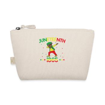 Juneteenth 1865 Black Declaration of Freedom - Organic Pouch - nature - Front