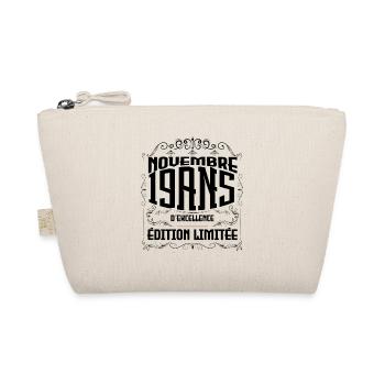 Novembre 19 Ans - idée cadeau d'Anniversaire. - Trousse biologique - nature - Devant